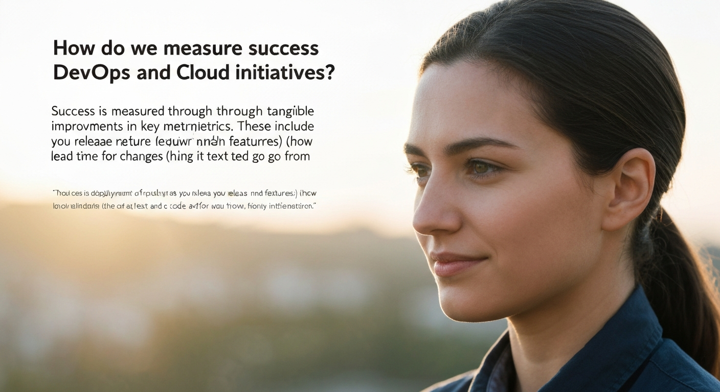 How do we measure success for DevOps and Cloud initiatives?