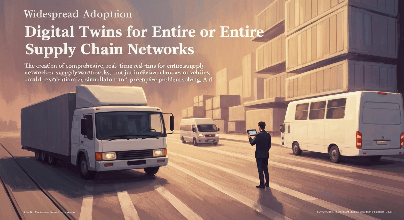 Widespread Adoption of Digital Twins for Entire Supply Chain Networks