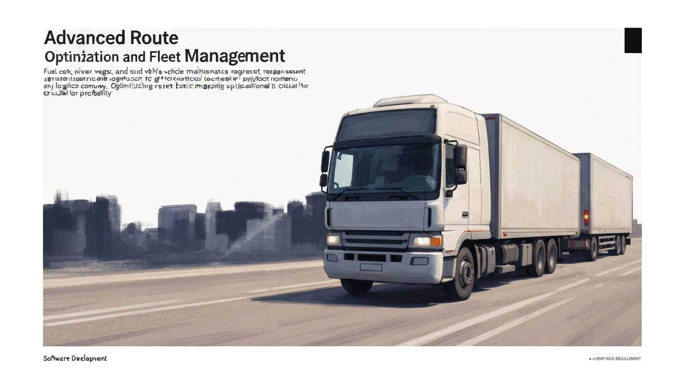 Advanced Route Optimization and Fleet Management