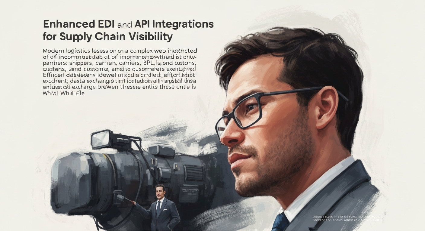 Enhanced EDI and API Integrations for Supply Chain Visibility
