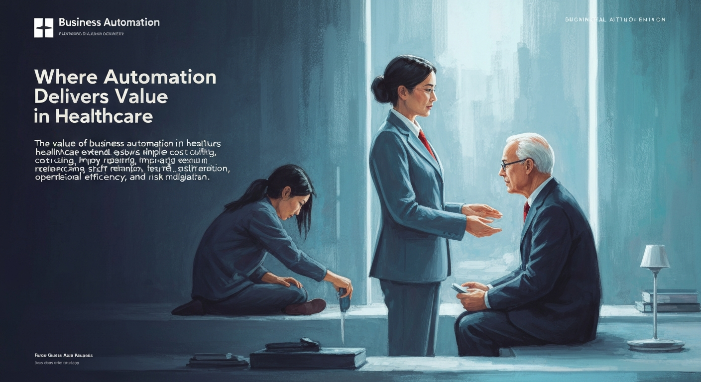 Where Automation Delivers Value in Healthcare