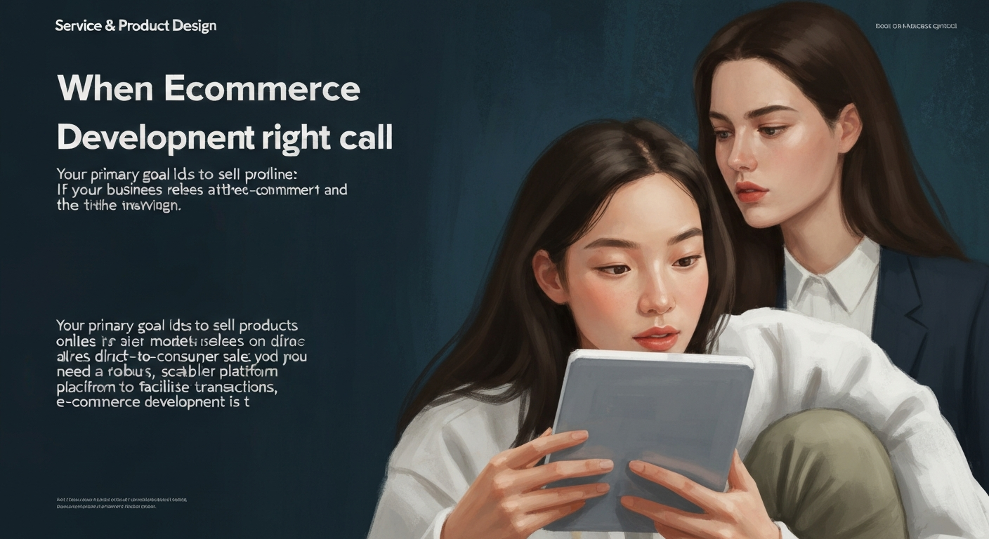 When Ecommerce Development is the right call