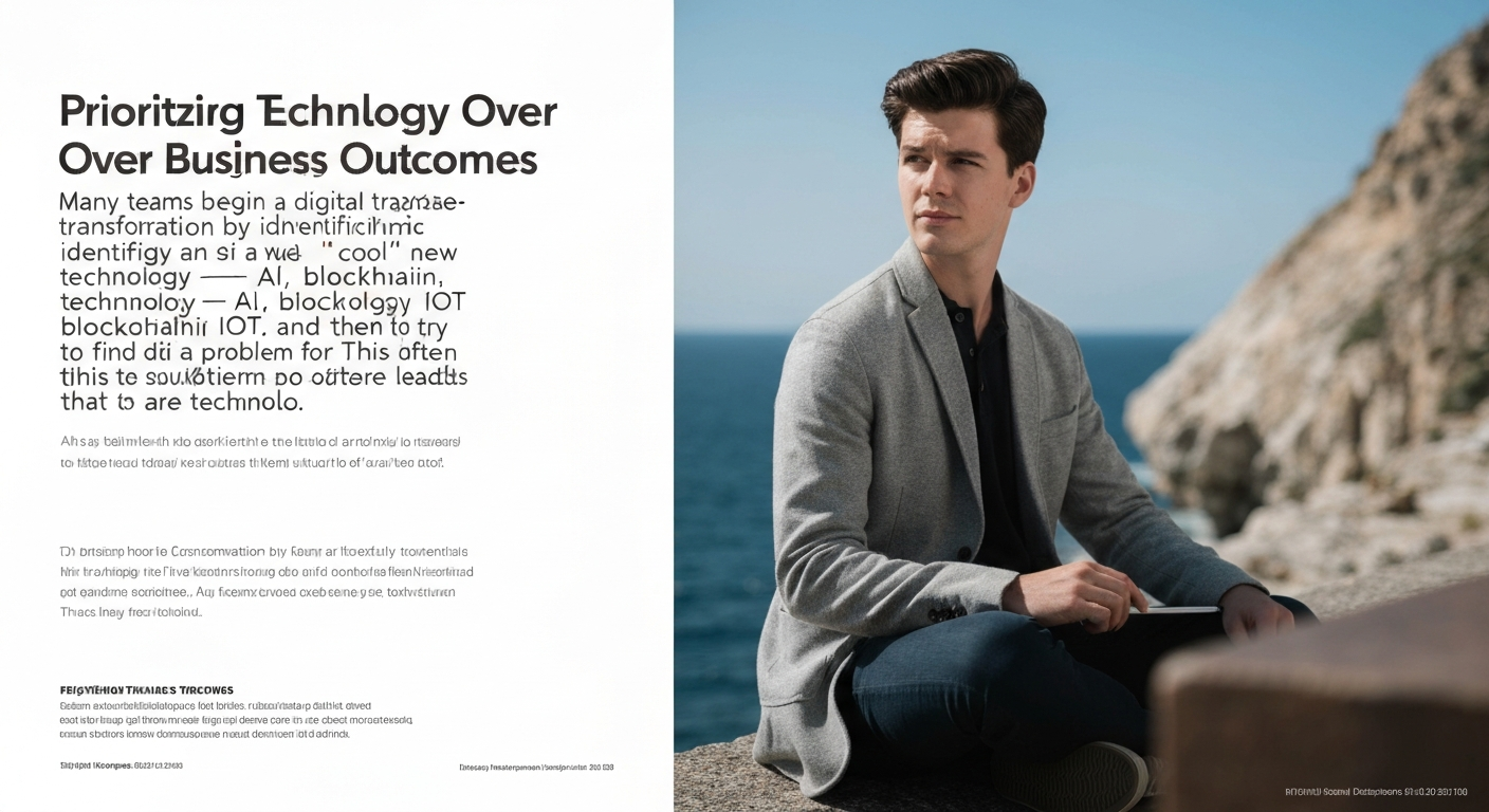Prioritizing Technology Over Business Outcomes