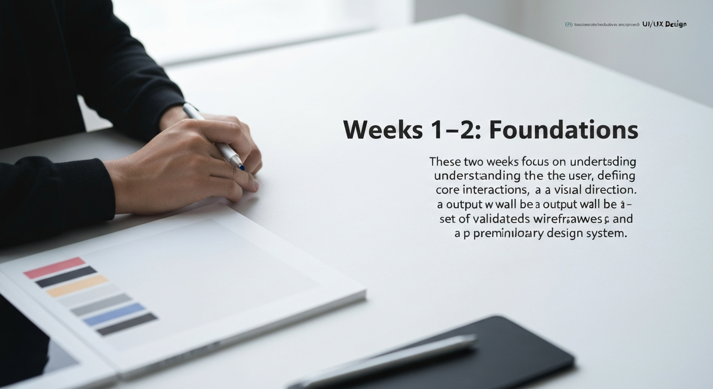 Weeks 1–2: Foundations