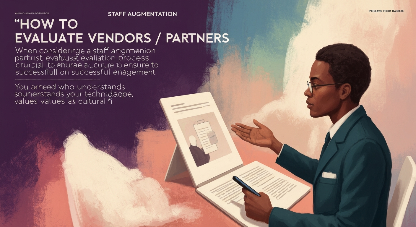 How to Evaluate Vendors / Partners