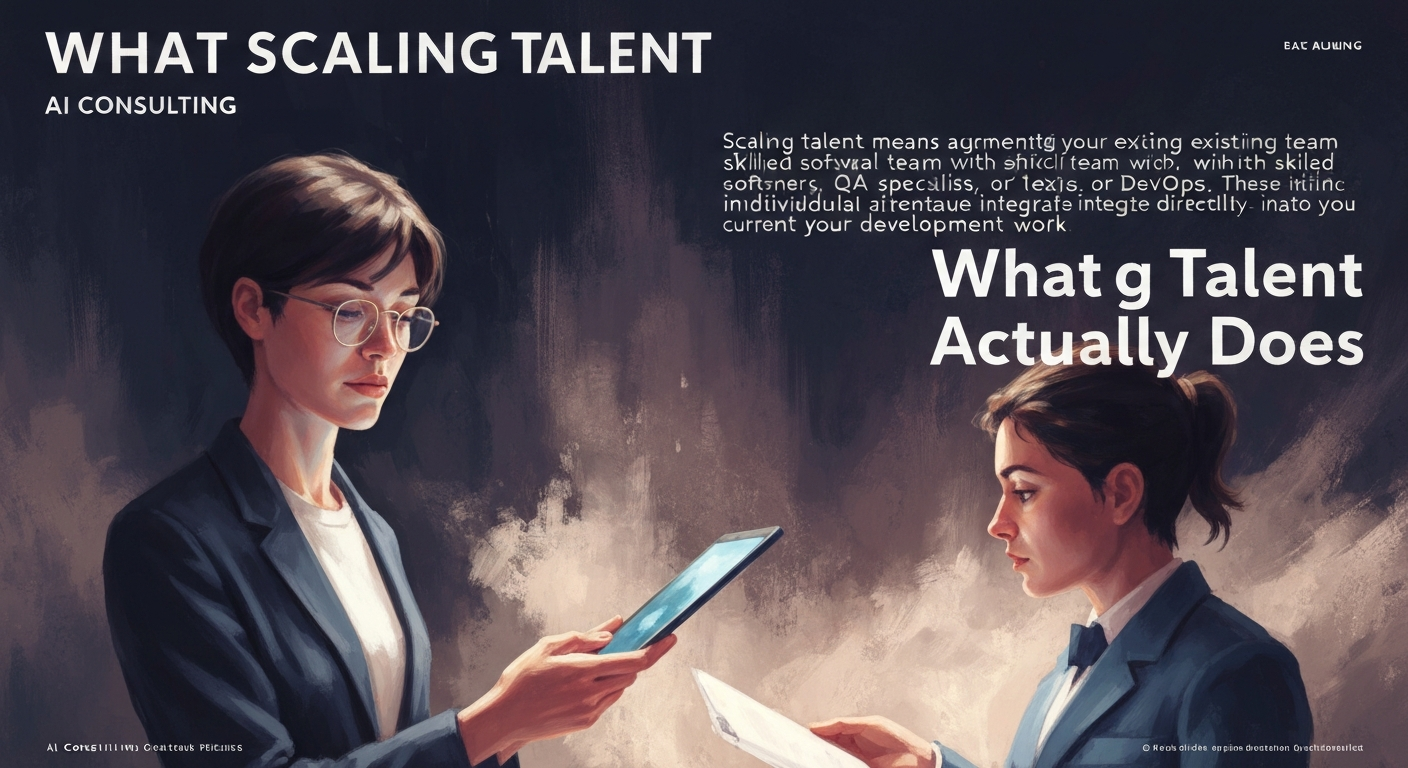 What Scaling Talent Actually Does